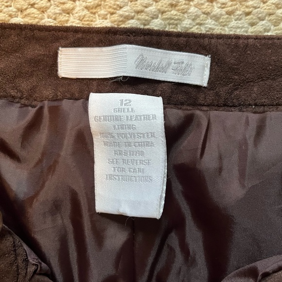 Vintage Marshall Fields suede pants - Picture 4 of 9
